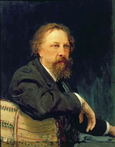 Portrait of the Author Count Alexey K. Tolstoy, 1896 by Ilya Efimovich Repin